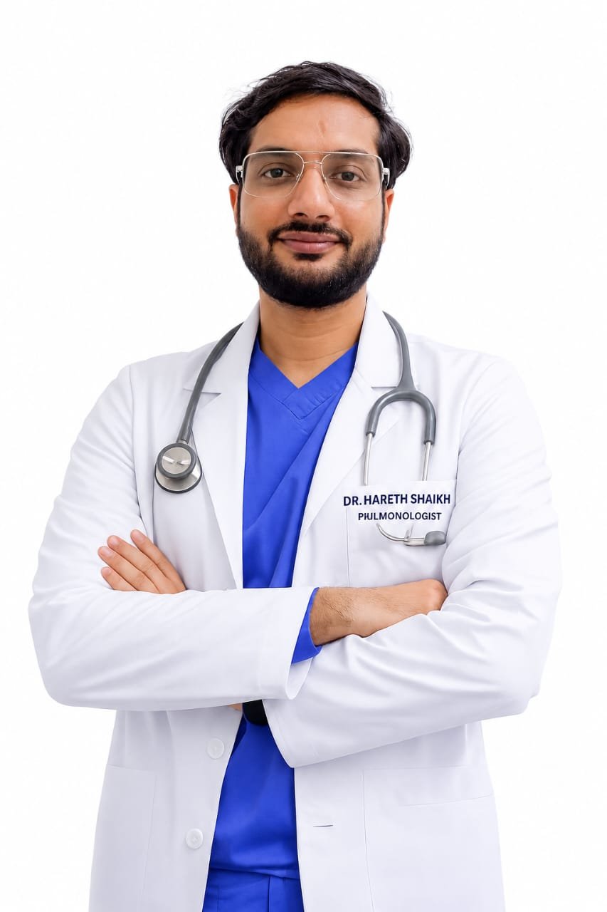 Dr. Hareth Shaikh at work